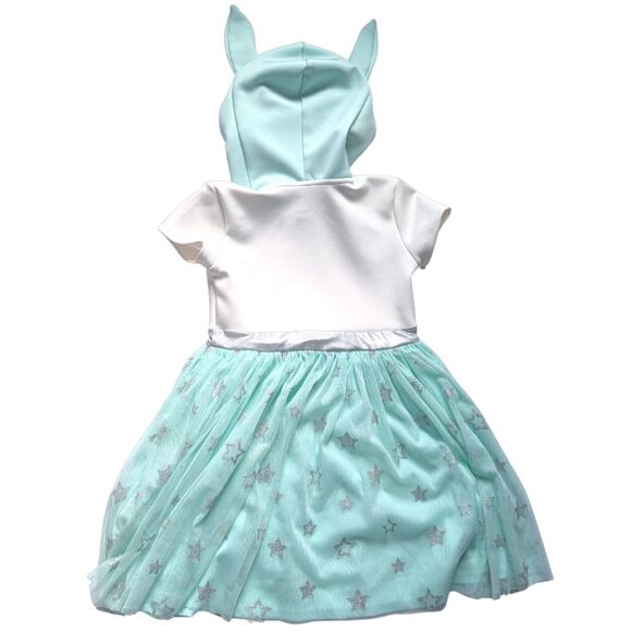 Star Wars The Mandalorian “The Child” Grogu Hooded Tutu Cosplay Dress Size 7/8 - Picture 4 of 9